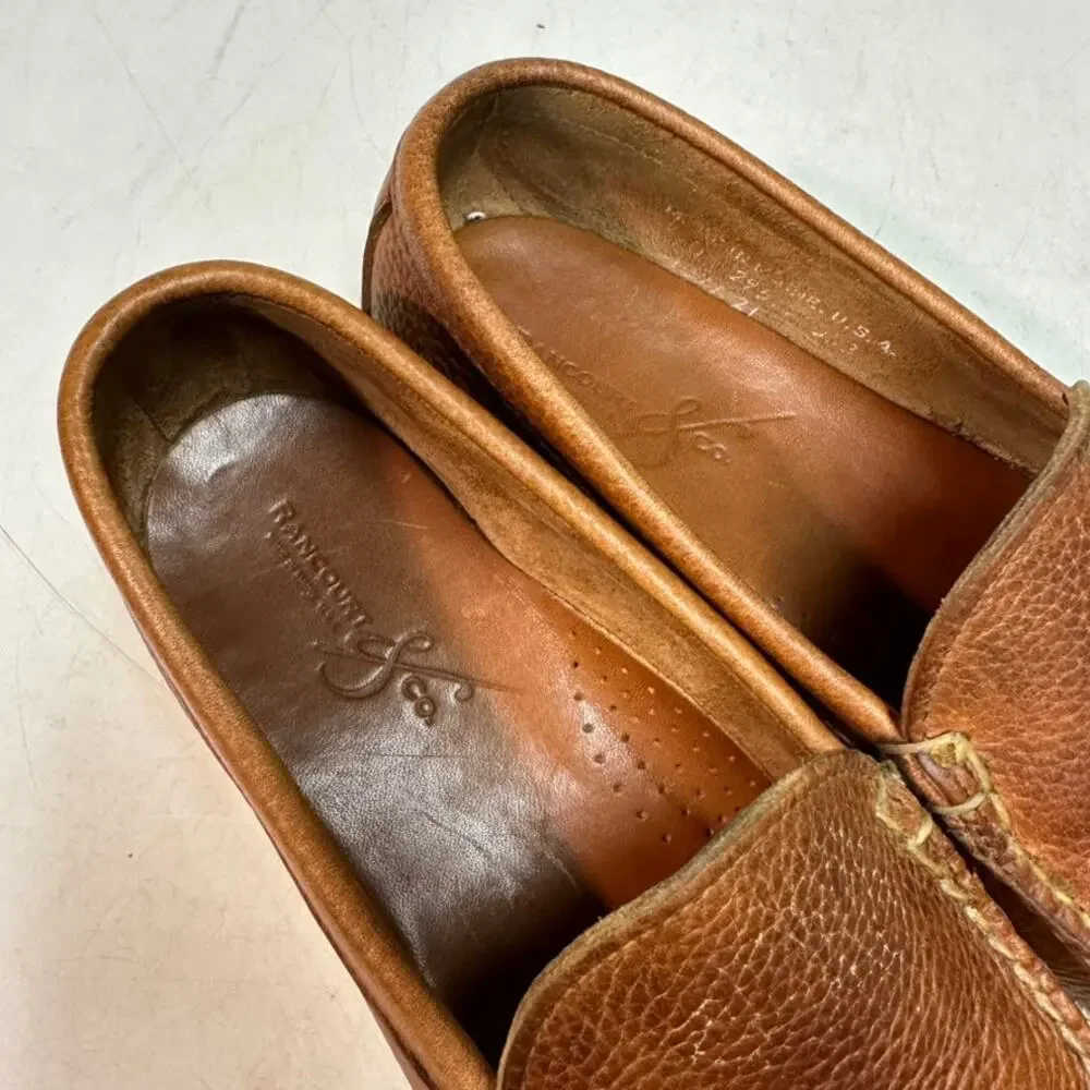 VGUC Rancourt & Co. Dirigo Vintage Venetian Loafer Brown Buckaroo Maine USA 7
